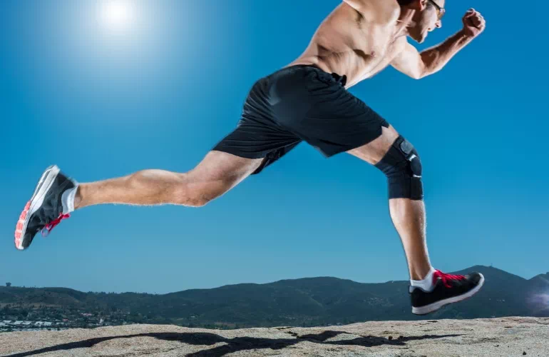 Biegnący mężczyzna