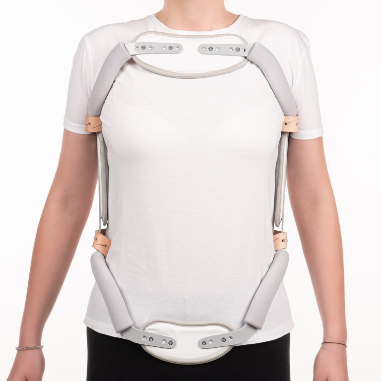 QMED One Gorset ortopedyczny typu Jevetta z pelotą tylną "V" 1